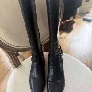 Black Naturalizer Riding Boots